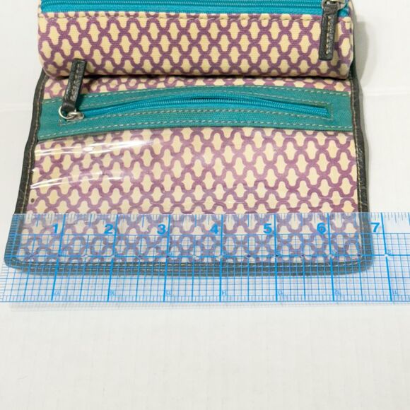 Fossil Key Per Travel Cosmetic Roll Up Bag Wallet Bird Y2K Jewelry Organizer - Picture 9 of 11